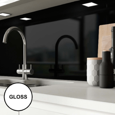 picture of AluSplash Splashback Ebony - Gloss