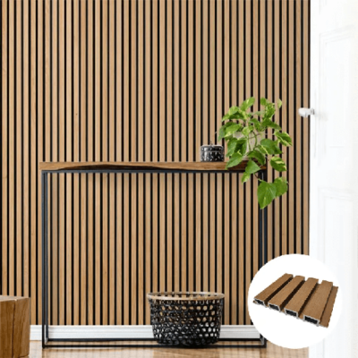 picture of Gmart Most Popular Anti-Aging Mobile Home Paneling Plastic Solid Cladding Indoor Wood Grain Panel Fluted Wpc Wall Panel